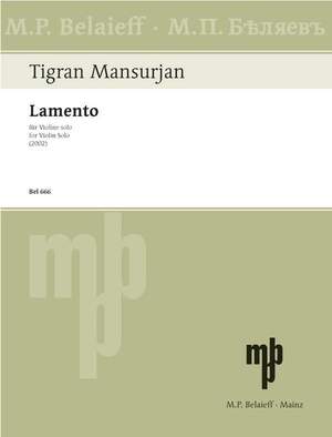 Mansurian, Tigran: Lamento