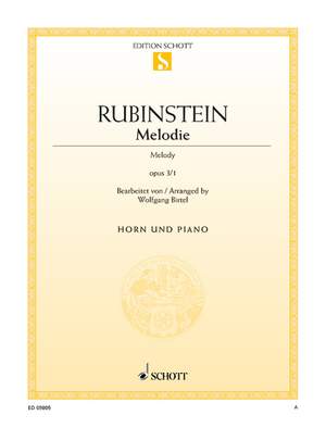 Rubinstejn, Grigorjewitsch: Melody op. 3/1