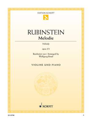 Rubinstejn, Grigorjewitsch: Melody op. 3/1