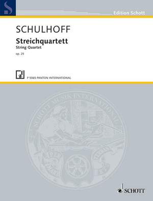Schulhoff, Erwin: String Quartet op. 25 WV 43