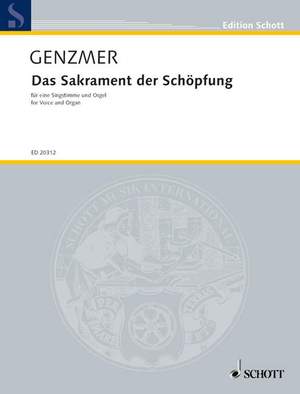 Genzmer, Harald: Das Sakrament der Schöpfung GeWV 83