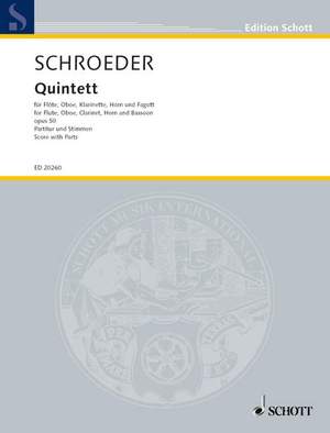 Schroeder, Hermann: Quintet op. 50