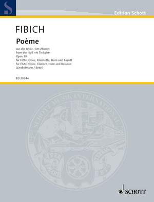 Fibich, Zdenek: Poème op. 39
