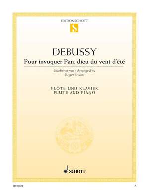 Debussy, Claude: Pour invoquer Pan, dieu du vent d'été