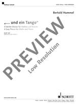 Hummel, Bertold: "... und ein Tango" Product Image