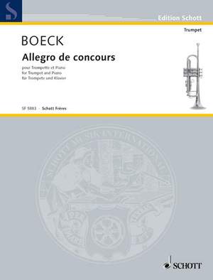 Boeck, Auguste de: Allegro de concours