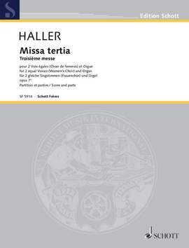 Haller, Michael: Missa tertia op. 7A