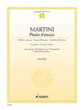 Martini, Jean Paul Egide: Plaisir d'amour F major