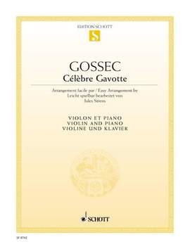 Gossec, François-Joseph: Célèbre Gavotte