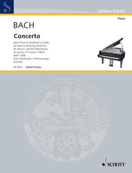 Bach, Johann Sebastian: Concerto F minor BWV 1056