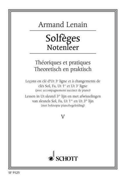 Lenain, Armand: Solfèges