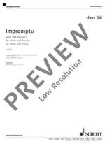 Gál, Hans: Impromptu Product Image