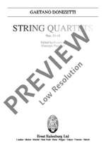 Donizetti, Gaetano: String Quartets Product Image