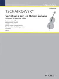 Tchaikovsky, Peter Iljitsch: Variationen über ein Rokoko-Thema op. 33 op. 33