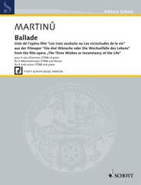 Martinů, Bohuslav: Ballade
