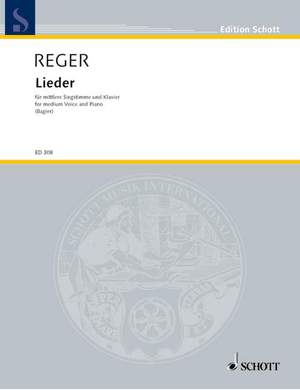 Reger, Max: Lieder