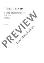 Theodorakis, Mikis: String Quartet No. 4 Product Image