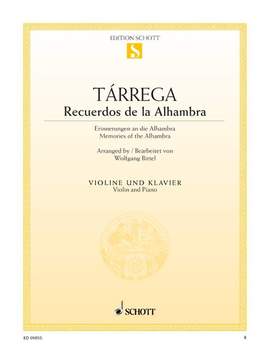 Tárrega, Francisco: Recuerdos de la Alhambra