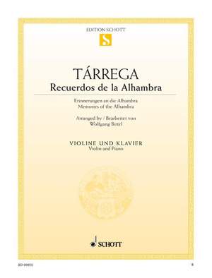 Tárrega, Francisco: Recuerdos de la Alhambra
