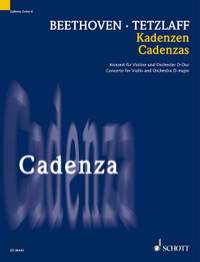 Beethoven, Ludwig van / Tetzlaff, Christian: Cadenzas Band 6