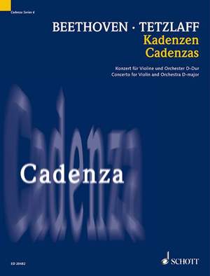 Beethoven, Ludwig van / Tetzlaff, Christian: Cadenzas Band 6