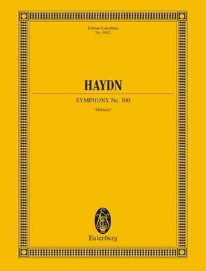 Haydn, Joseph: Symphony No. 100 in G major Hob. I:100 Hob I: 100