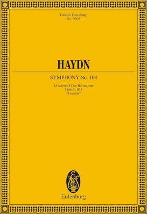 Haydn, Joseph: Symphony No. 104 in D major Hob. I:104 Hob I:104