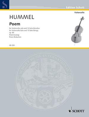 Hummel, Bertold: Poem op. 80