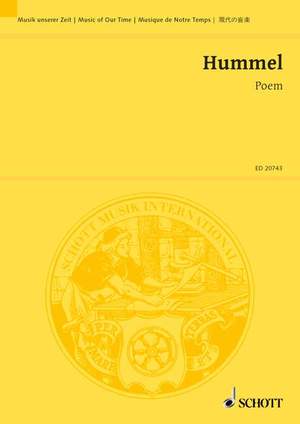 Hummel, Bertold: Poem op. 80