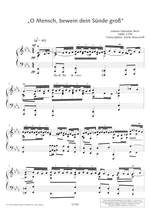 Bach, Johann Sebastian: "O Mensch bewein dein Sünde groß" · "Aus Liebe will mein Heiland sterben" · "Betrachte, meine Seel" BWV 622, BWV 244, BWV 245 Product Image
