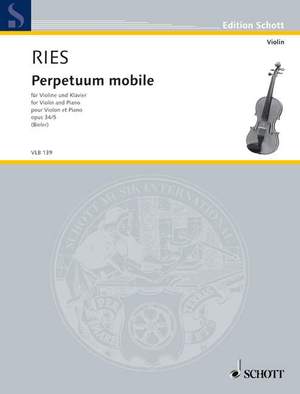 Ries, Franz: Perpetuum mobile op. 34/5