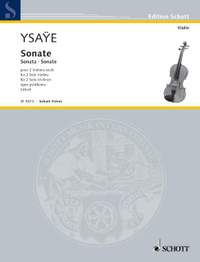 Ysaÿe, Eugène: Sonate pour 2 violons seuls op. posthume op. posth.