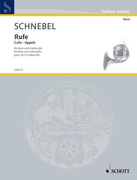 Schnebel, Dieter: Calls