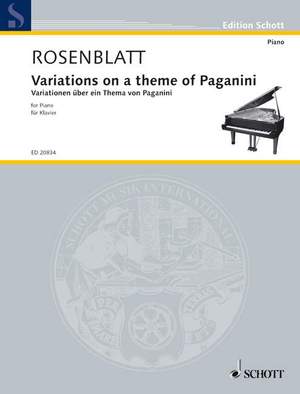 Paganini, Niccolò / Rosenblatt, Alexander: Variations on a theme of Paganini