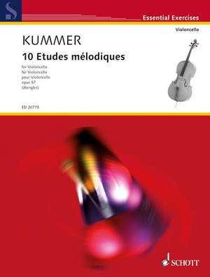 Kummer, Friedrich August: 10 Etudes mélodiques op. 57
