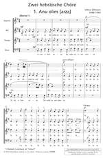 Ullmann, Viktor: Two Hebrew pieces for choir Product Image