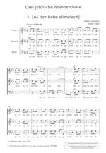 Ullmann, Viktor: Three Yiddish pieces for male choir Product Image