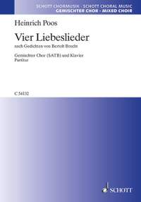 Poos, Heinrich: Vier Liebeslieder