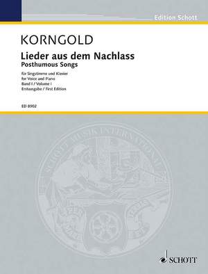 Korngold, Erich Wolfgang: Der Friedensbote