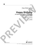 Ludwig, Claus-Dieter: Happy Birthday Product Image