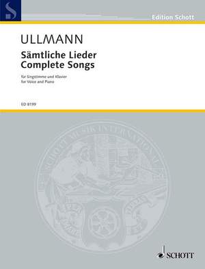 Ullmann, Viktor: Lob des Weines op. 30/4