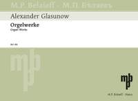 Glazunov, Alexander: Organ Works