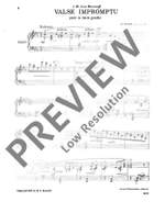 Pohl, W: Valse Impromptu E flat major op. 19/1 Product Image