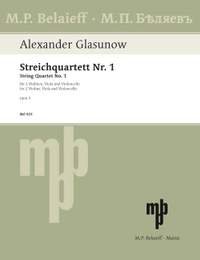 Glazunov, Alexander: String Quartet No 1 D major op. 1