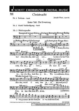 Haas, Joseph: Christnacht op. 85