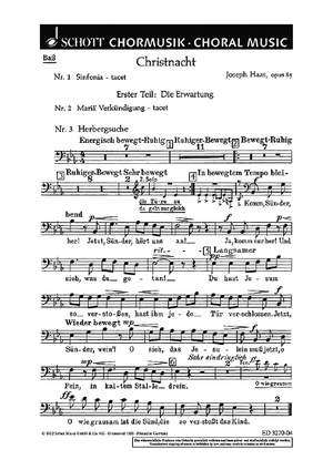 Haas, Joseph: Christnacht op. 85