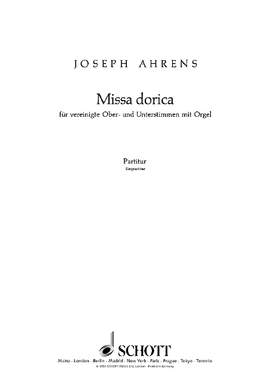 Ahrens, Joseph: Missa dorica