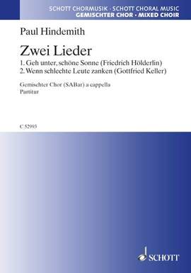 Hindemith, Paul: Zwei Lieder