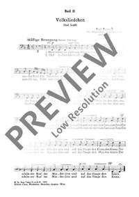 Komzák II, K: Volksliedchen op. 135/1