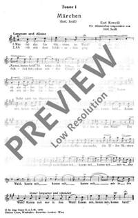 Komzák II, K: Märchen op. 135/2